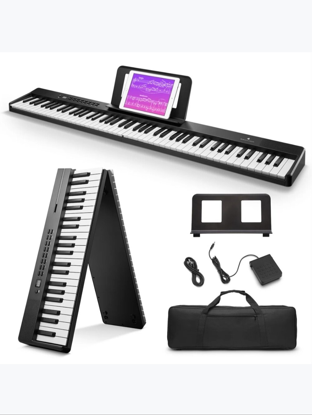Donner DP-10 Foldable Semi-Weighted Digital Piano